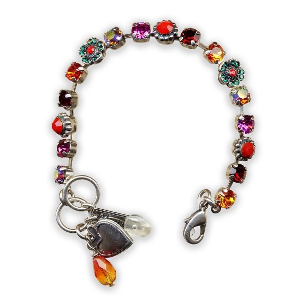 Bracelet by Mariana My Treasures Coll. Sassy Multi-Colored Swarovski Crystals