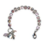 Bracelet by Mariana Joy Of Life Coll. Lovely Rose Quartz Mineral and Rose Swarovski Crystals - Image 3