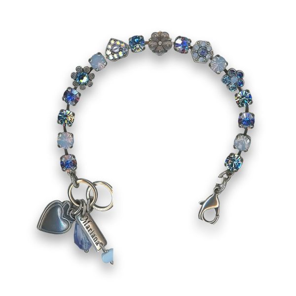 Bracelet by Mariana Cocktail Hour Coll. Glamorous Blue Swarovski Crystals