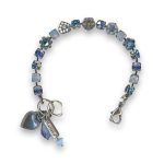 Bracelet by Mariana Cocktail Hour Coll. Glamorous Blue Swarovski Crystals - Image 3