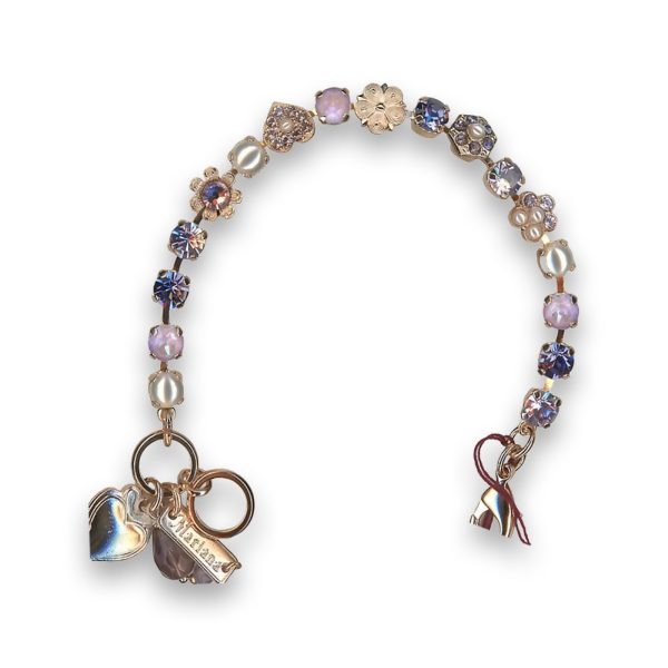 Bracelet by Mariana Joy Of Life Coll. Lovely Lavender and Pearl Swarovski Crystals