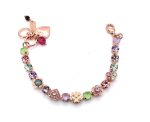 Bracelet By Mariana Woman Lovely Lavender and Green Swarovski Crystals