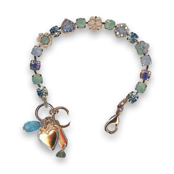 Bracelet by Mariana My Treasures Coll. Adorable Opal and Aquamarine Swarovski Crystals