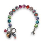 Bracelet by Mariana Summer 2022 Coll. Sassy Multi-Colored Swarovski Crystals