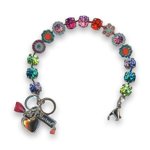 Bracelet by Mariana Summer 2022 Coll. Sassy Multi-Colored Swarovski Crystals