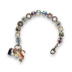 Bracelet by Mariana A La Mode Coll. Elegant Pink and Pearl Swarovski Crystals - Image 3