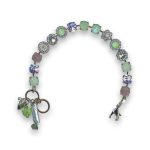 Bracelet by Mariana A La Mode Coll. Adorable Green and Violet Swarovski Crystals - Image 2