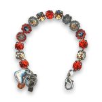 Bracelet by Mariana The Sweet Life Coll. Gorgeous Hyacinth and Peach Swarovski Crystals - Image 2