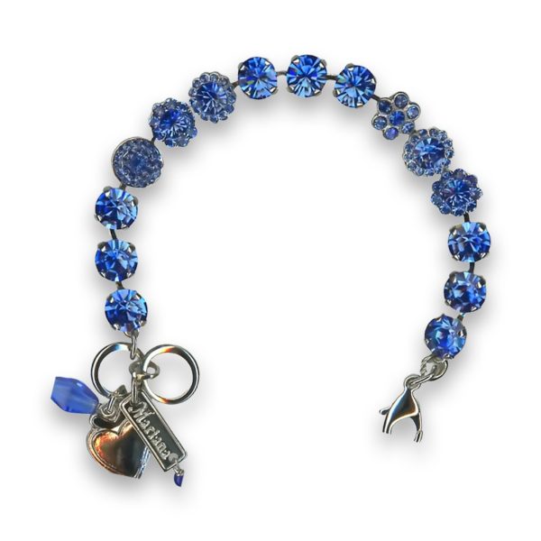 Bracelet By Mariana Woman Gorgeous Sapphire Swarovski Crystals