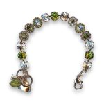 Bracelet by Mariana My Treasures Coll. Adorable Olivine and Clear Swarovski Crystals - Image 2