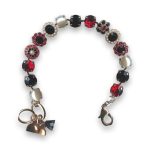 Bracelet by Mariana My Treasures Coll. Elegant Pearl, Ruby, and Jet Swarovski Crystals - Image 3