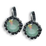 Earrings by Mariana The Sweet Life Coll. Adorable Opal and Jet Swarovski Crystals - Image 2