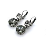 Earrings By Mariana Woman Beautiful Black Diamond Swarovski Crystals