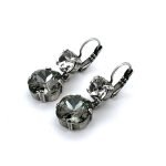 Earrings By Mariana Woman Beautiful Black Diamond Swarovski Crystals