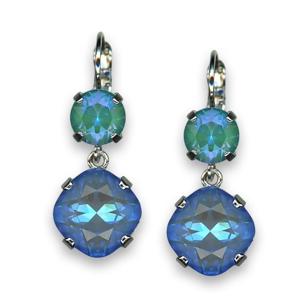 Earrings by Mariana Joy Of Life Coll. Gorgeous Laguna and Ocean Swarovski Crystals