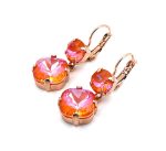 Earrings By Mariana Woman Drop Sassy Mandarin Delite Swarovski Crystals - Image 2