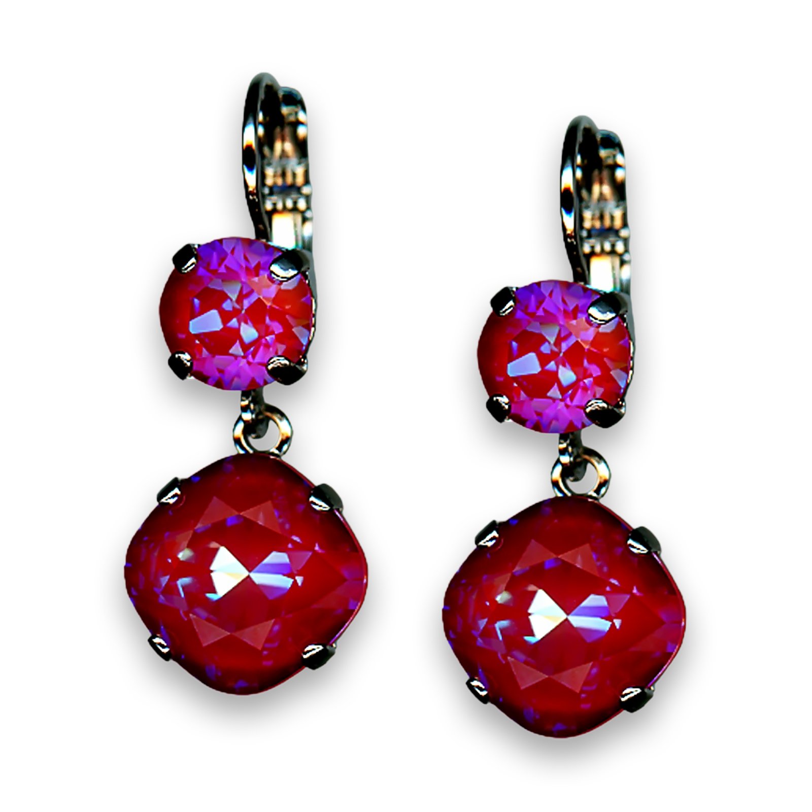E-1326-0-168168-SP6 (1) Earrings by Mariana My Treasures Coll. Beautiful Blush Swarovski Crystals - Image 1