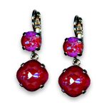 Earrings by Mariana My Treasures Coll. Beautiful Blush Swarovski Crystals - Image 2