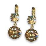 Earrings by Mariana My Treasures Coll. Fab Golden Shadow Swarovski Crystals - Image 2