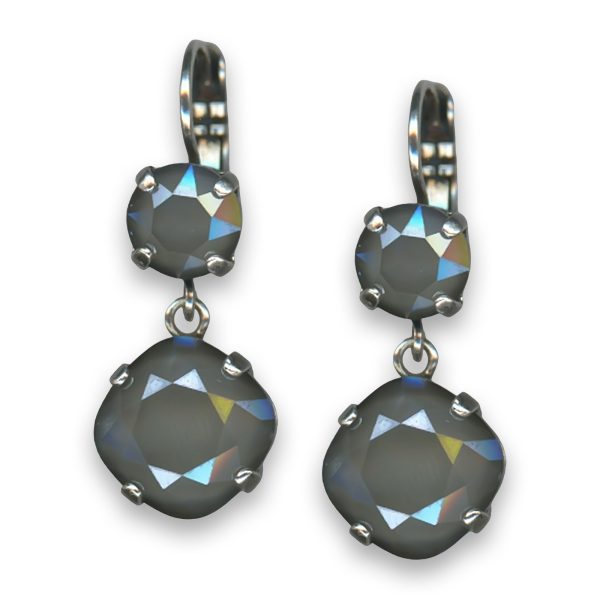 Earrings by Mariana My Treasures Coll. Alluring Grey Swarovski Crystals