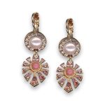 Earrings by Mariana Joy Of Life Coll. Elegant Rose Swarovski Crystals - Image 3