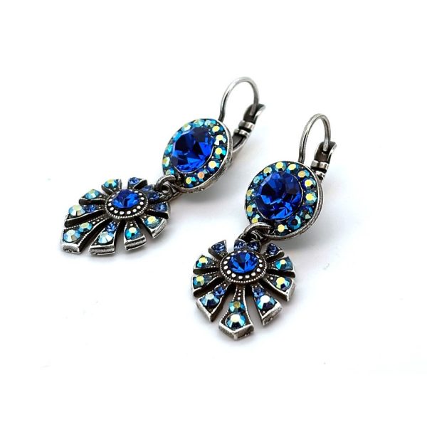 Earrings By Mariana Woman Gorgeous Sapphire Swarovski Crystals