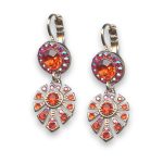 Earrings By Mariana Woman Sassy Hyacinth and AB Swarovski Crystals - Image 3