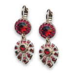 Earrings by Mariana My Treasures Coll. Stunning Ruby Swarovski Crystals - Image 3