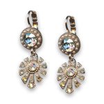 Earrings by Mariana Nature Coll. Timeless Pearl and Moonlight Swarovski Crystals - Image 2