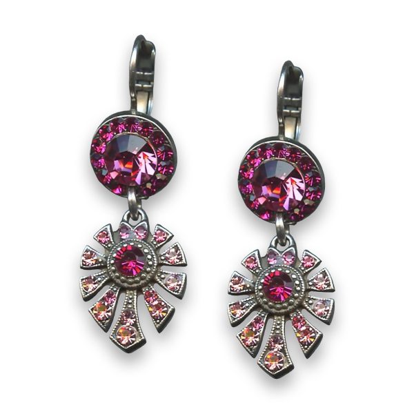 Earrings by Mariana Caribbean Life Coll. Lovely Rose Swarovski Crystals