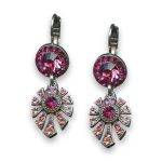 Earrings by Mariana Caribbean Life Coll. Lovely Rose Swarovski Crystals - Image 2