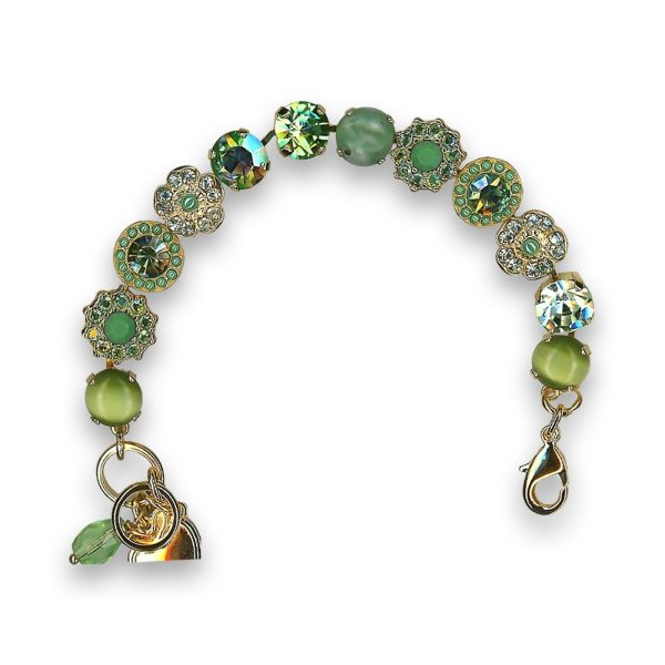 Bracelet by Mariana Silk Road Coll. Adorable Peridot Swarovski Crystals