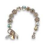 Bracelet by Mariana My Treasures Coll. Charming Chrysolite and Golden Swarovski Crystals - Image 2