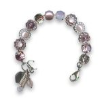 Bracelet by Mariana Caribbean Life Coll. Beautiful Rose and Pearl Swarovski Crystals