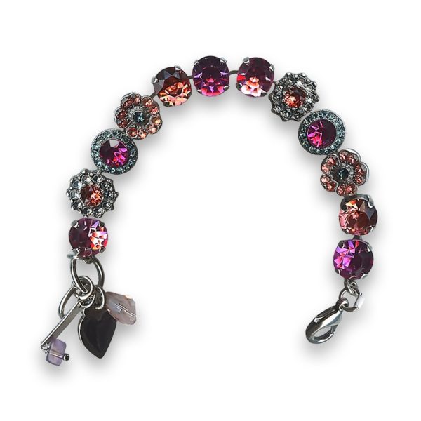 Bracelet by Mariana Sweet Summer Coll. Gorgeous Pink and Peach Swarovski Crystals