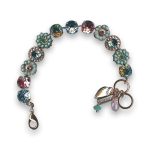 Bracelet by Mariana Gypsy Soul Coll. Adorable Turquoise and Rose Swarovski Crystals - Image 3