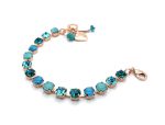 Bracelet By Mariana Adorable Aqua and Blue Zircon Swarovski Crystals-RG
