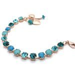 Bracelet By Mariana Adorable Aqua and Blue Zircon Swarovski Crystals-RG