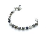 Bracelet By Mariana Woman Jasper and Quartz Minerals and Swarovski Crystals - Image 3