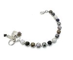 Bracelet By Mariana Woman Jasper and Quartz Minerals and Swarovski Crystals - Image 2