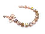 Bracelet By Mariana Peach, Sun-Kissed and Golden Shadow Swarovski Crystals - Image 3