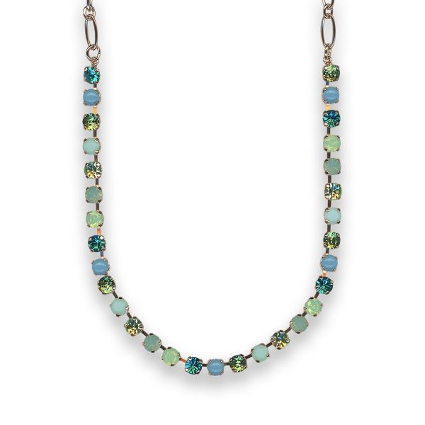 Necklace by Mariana Elegant Peridot and Opal Swarovski Crystals