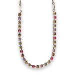 Necklace by Mariana Lovely Rose and Golden Swarovski Crystals - Image 2