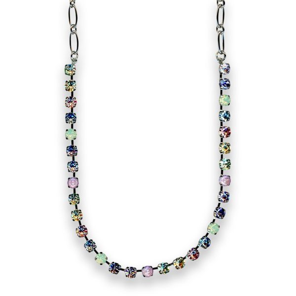 Necklace by Mariana Beautiful Tanzanite and Opal Swarovski Crystals