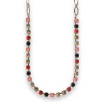 Necklace by Mariana Stunning Hyacinth and Jet Swarovski Crystals - Image 3