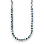Necklace by Mariana Alluring Montana and Indicolite Swarovski Crystals