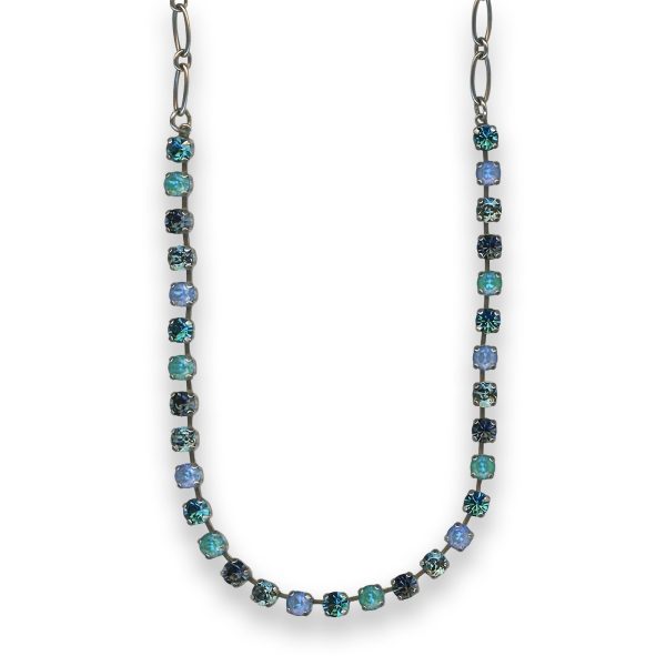 Necklace by Mariana Alluring Montana and Indicolite Swarovski Crystals