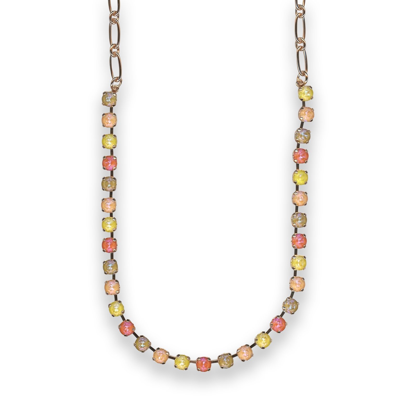 N-3430-136-1-RG (1) Necklace by Mariana Sassy Sun Kissed Swarovski Crystals - Image 1