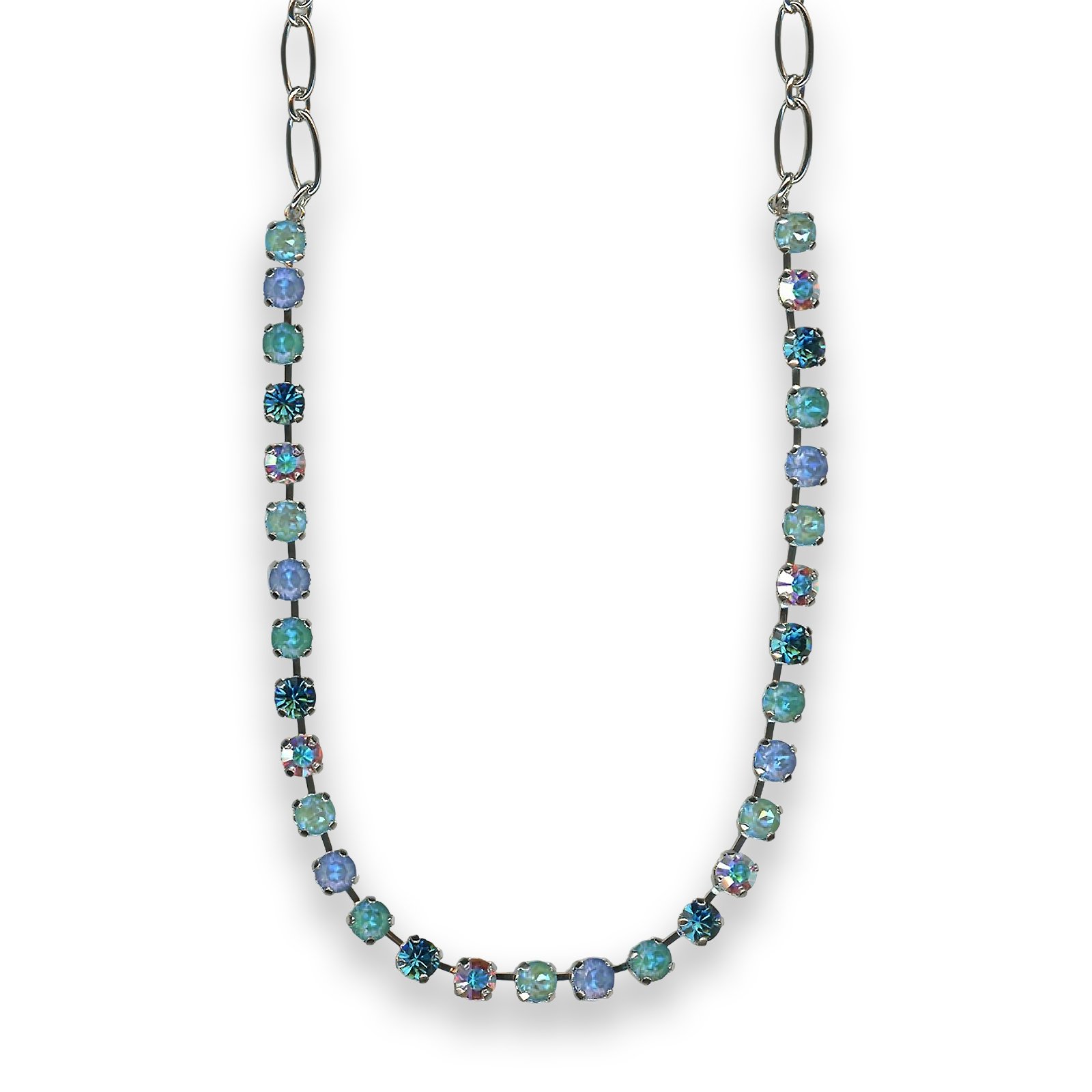 N-3430-140-4-SP (1) Necklace by Mariana Gorgeous Ocean and Teal Swarovski Crystals - Image 1
