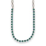 Necklace by Mariana Elegant Blue Zircon Swarovski Crystals - Image 3